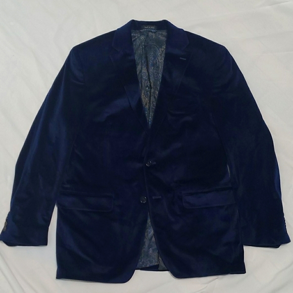 Lauren Ralph Lauren Other - Lauren by Ralph Lauren Blue Velvet Blazer